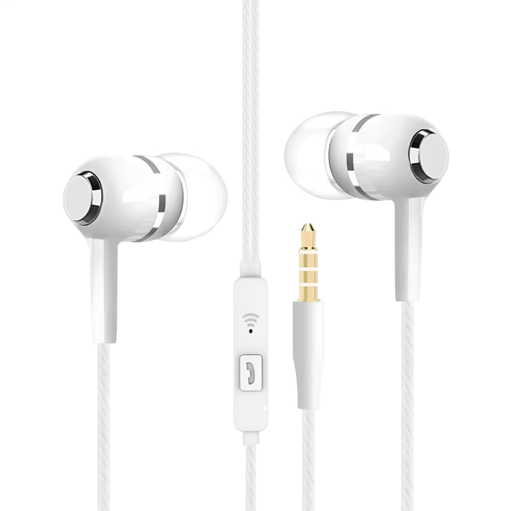 AOKAILA Wired Earbuds Corded Earbuds with Mic Bass Boost