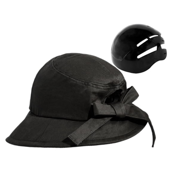 AOKAILA Womens Bikes Helmet Hat Type Helmet for Women Detachable Adjustable Windproof Unisex Wide Brim Design Hat for Daily Sports Fishing Family Colleagues Use expedient