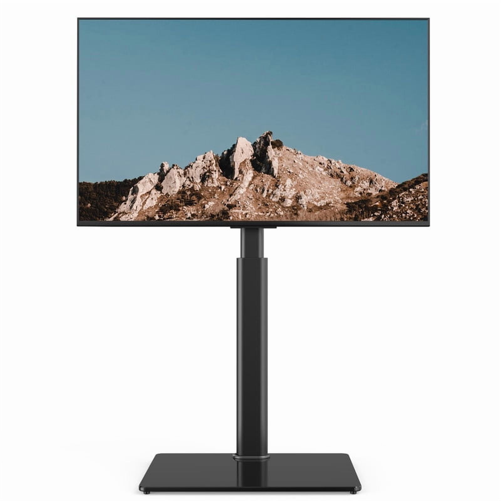 Modern Swivel Floor TV Stand up to 65 inch Tv,Black