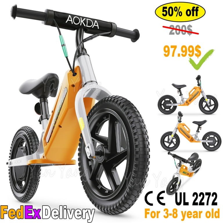 AOKDA Electric Balance Bike for Kids 3-8 Years 12