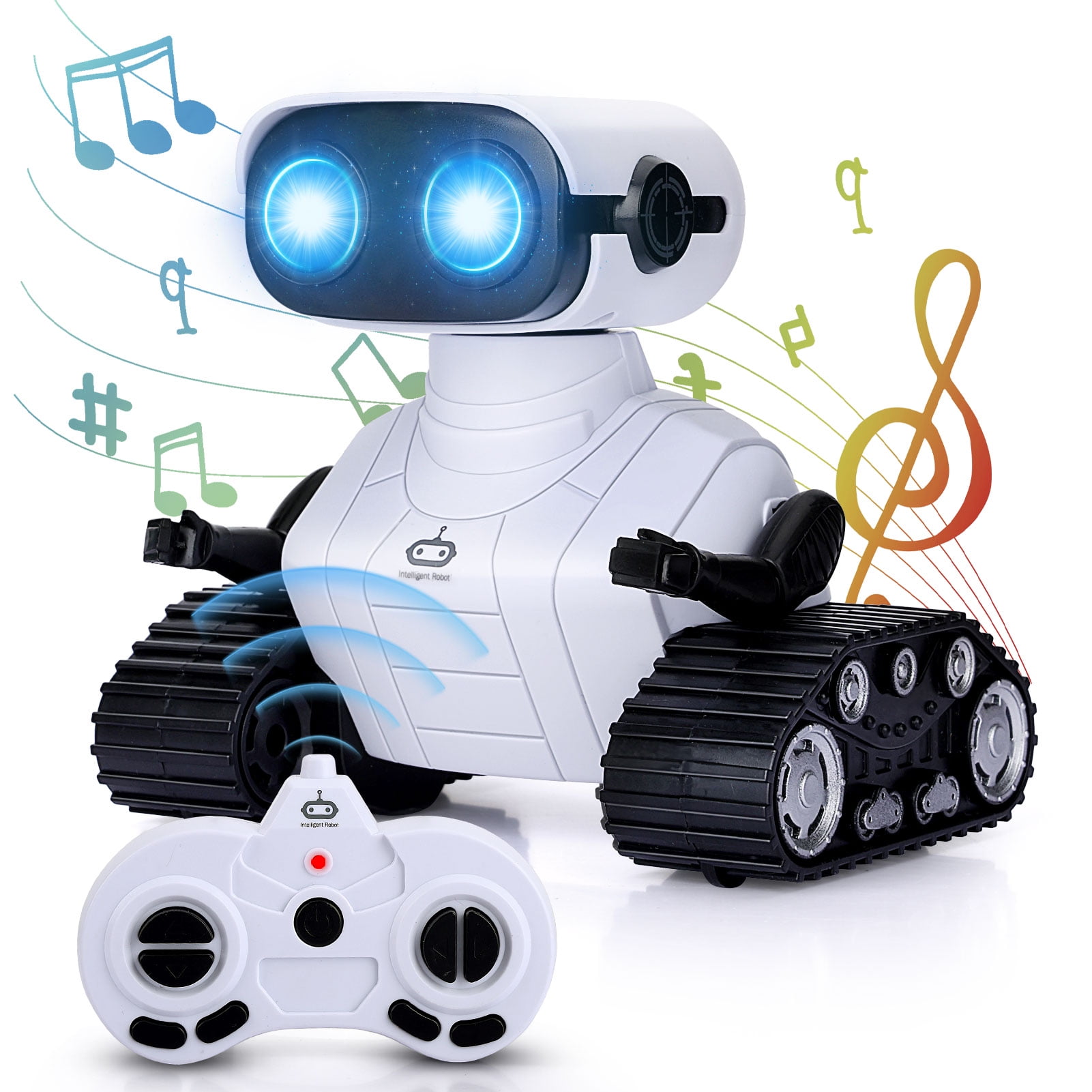 AOKESI 2.4GHz RC Robot Toy for Kids, Rechargeable Remote Control Robots