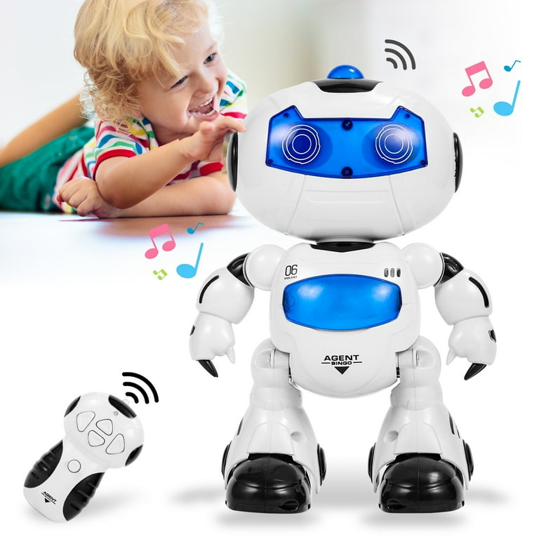 AOKESI Kid Dancing Robot Toy, RC Intelligent Walking Singing Smart