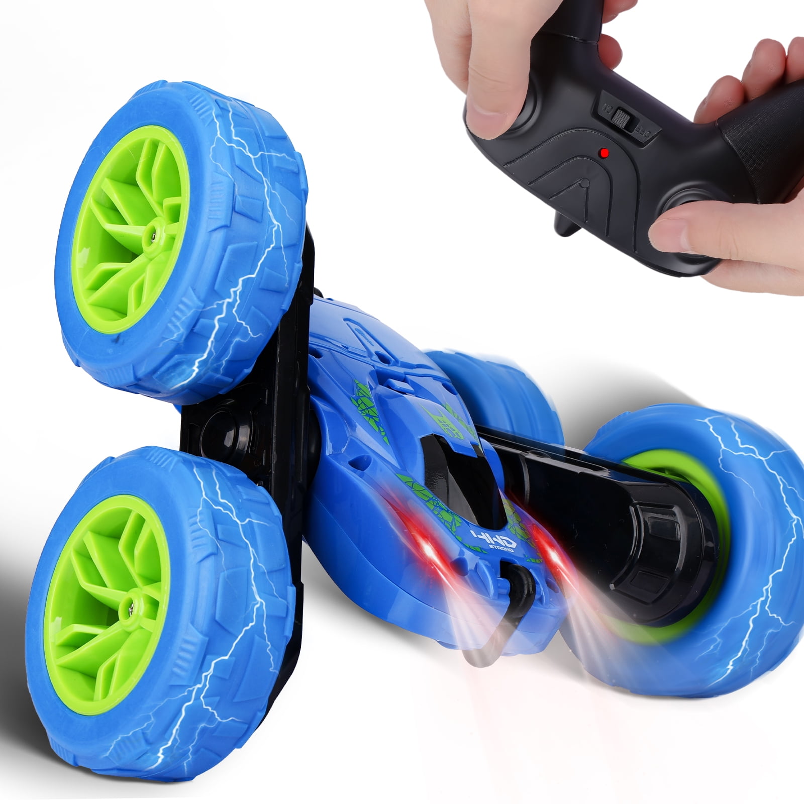 AOKESI RC Cars, Remote Control Car 2.4GHz RC Stunt Cars, Double Side