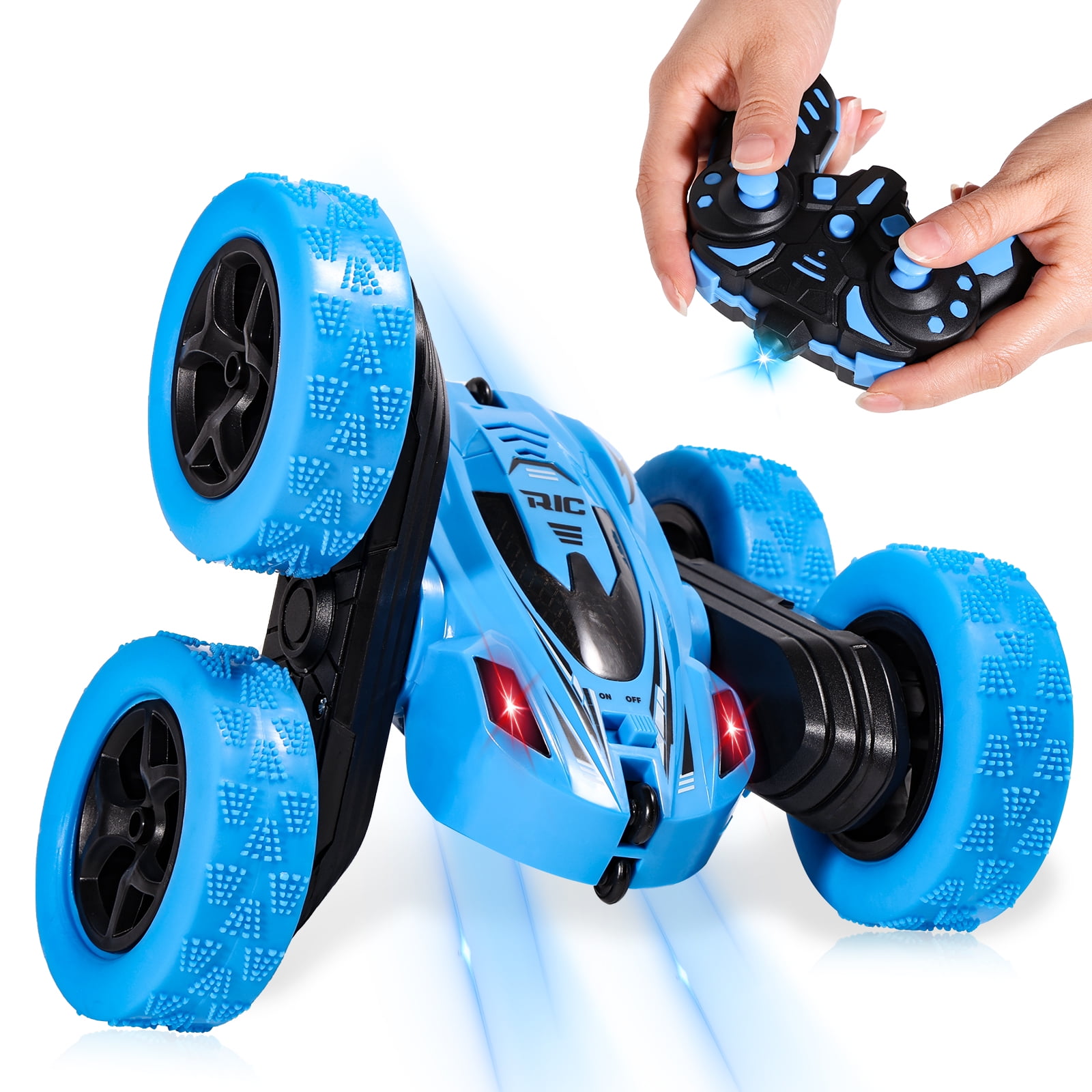 AOKESI Remote Control Car, 2.4GHz Electric Race Stunt Car, 360