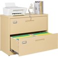 AOKHNBF File 4 Drawer Metal Lateral Filing Organization