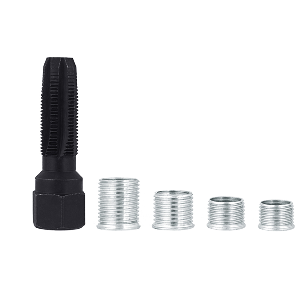 AOKID Rethreader Tap,14mm Cylinder Head Tap Spark Plug Rethreading