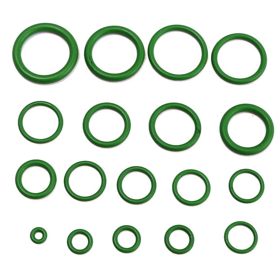 AOKID Seal Rubber Washer,270Pcs 18 Sizes Car Air Conditioning R22/R134a O-Ring Seal Rubber Washer Set