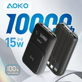 Anker Maggo Wireless 10000mAh Power Bank with Display Black