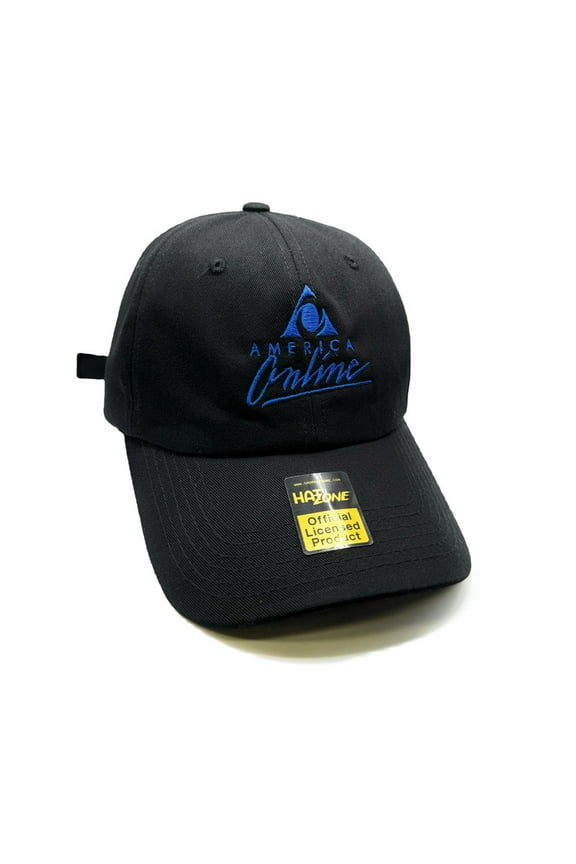 AOL Dad Hat Strapback (Black)