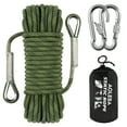thumbnail image 1 of AOLEBA 10.5 mm Static Climbing Rope 10M(32ft) 20M(64ft) 30M(96ft) 50M(160ft) 70M(230ft) Outdoor Rock Climbing Rope, Escape Rope Ice Climbing Equipment Fire Rescue Parachute Rope, 1 of 7
