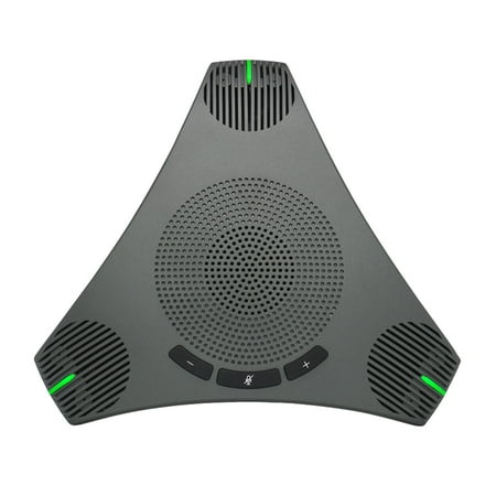 AOLIGEI USB Speakerphone Conference Microphone Omnidirectional Computer Mic 360° Voice Pickup with Mute Key for Skype/Video Conference/Online Course/Live Streaming/Gaming/Daily Chatting