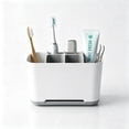 thumbnail image 1 of AOLIGO 5 Slots Bathroom Toothbrush Holder, with Drain Holes, Non Slip Design, Removable for Easy Cleaning, Suitable for Bathroom Vanities, Sinks, and Other Settings, Gray, 1 of 7