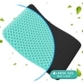 thumbnail image 1 of AOLIGO Gel Seat Cushion for Long Sitting, 17" x 15" Car Seat Cushion, Office Chair Cushion, Green, 1 of 8