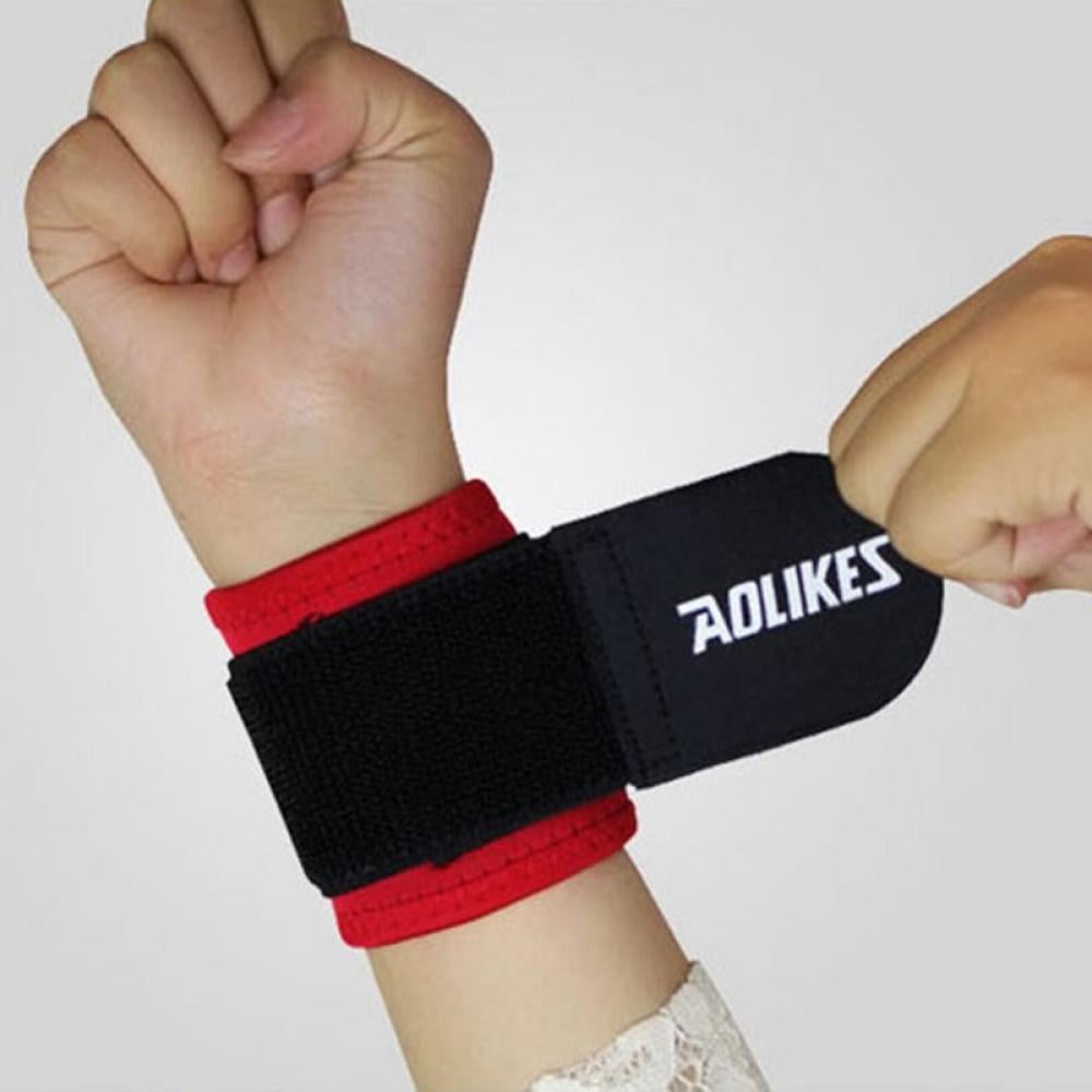 AOLIKES 1pcs Cotton Elastic Bandage Hand Sport Wristband Gym Support