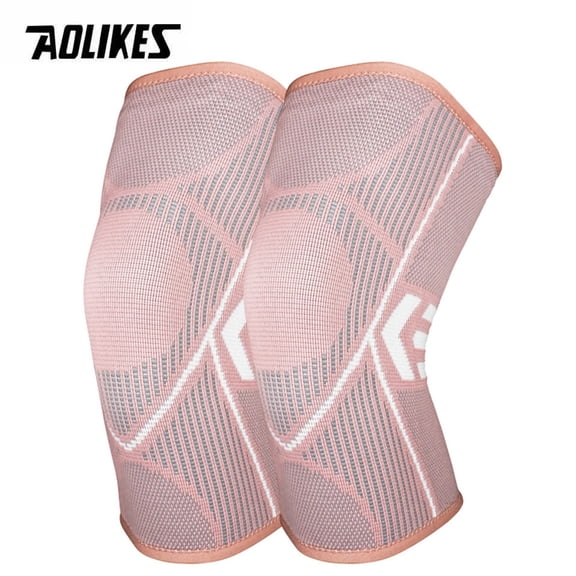 AOLIKES Compression Knee Brace for Women & Men - 2 Pack Knee Brace for Women Running Knee Pain, Knee Support Compression Sleeve