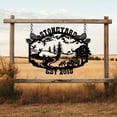 thumbnail image 1 of AOLOA Custom Metal Signs | Personalized Farm House Metal Sign | Custom Metal Ranch Name Sign | Family Name Metal Sign | Metal Wall Decor | Personalized Camping Gifts | Gift For Family(10inches), 1 of 7