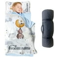thumbnail image 1 of AOLOA Custom Night Sky Nap Mat for Toddlers, Personalized Bat Sleeping Bag with Nap Blanket, Moon and Stars Roll Up Mat for Preschool or Daycare(Cushions + Pillows22.5"x55"+Blanket size: 33.5" x 45"), 1 of 8