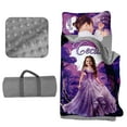 thumbnail image 1 of AOLOA Custom Toddler Nap Mat for Daycare, Girls Travel Sleeping Bag Kids Nap Mats with Pillow Blanket for Preschool Kindergarten, Personalized Name Easy Carry Nap Sack Princess Purple, 1 of 8