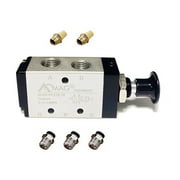 AOMAG Air Hand Lever Operated Pneumatic Manual Control Push Pull Valve