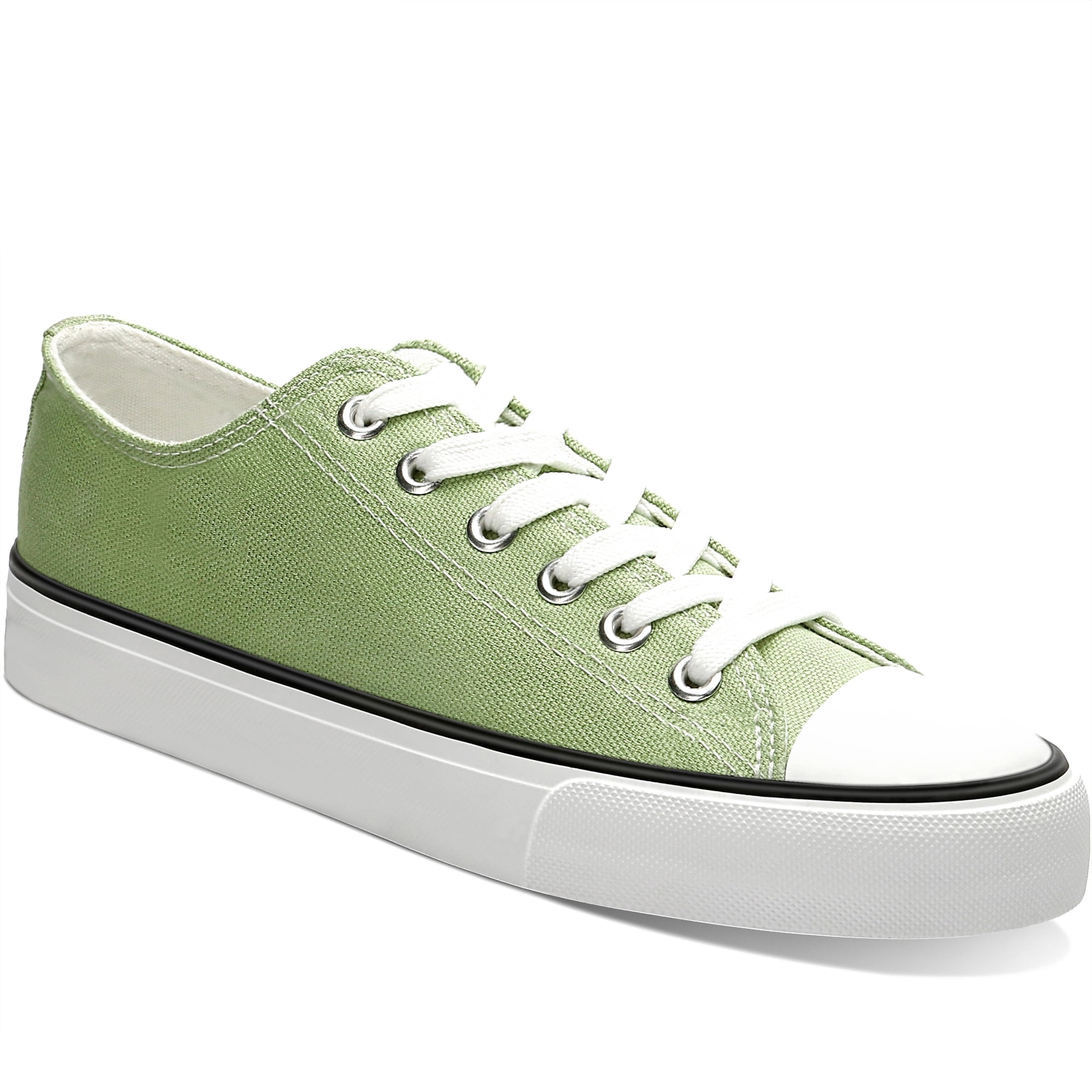 TrendAura Yellow Canvas Cross Strap Flats For Women Breathable Everyday Comfort Shoes