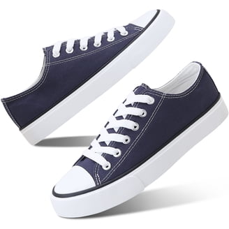 Shop Navy and White Canvas Shoes for Men and Women at Walmart display picture 3