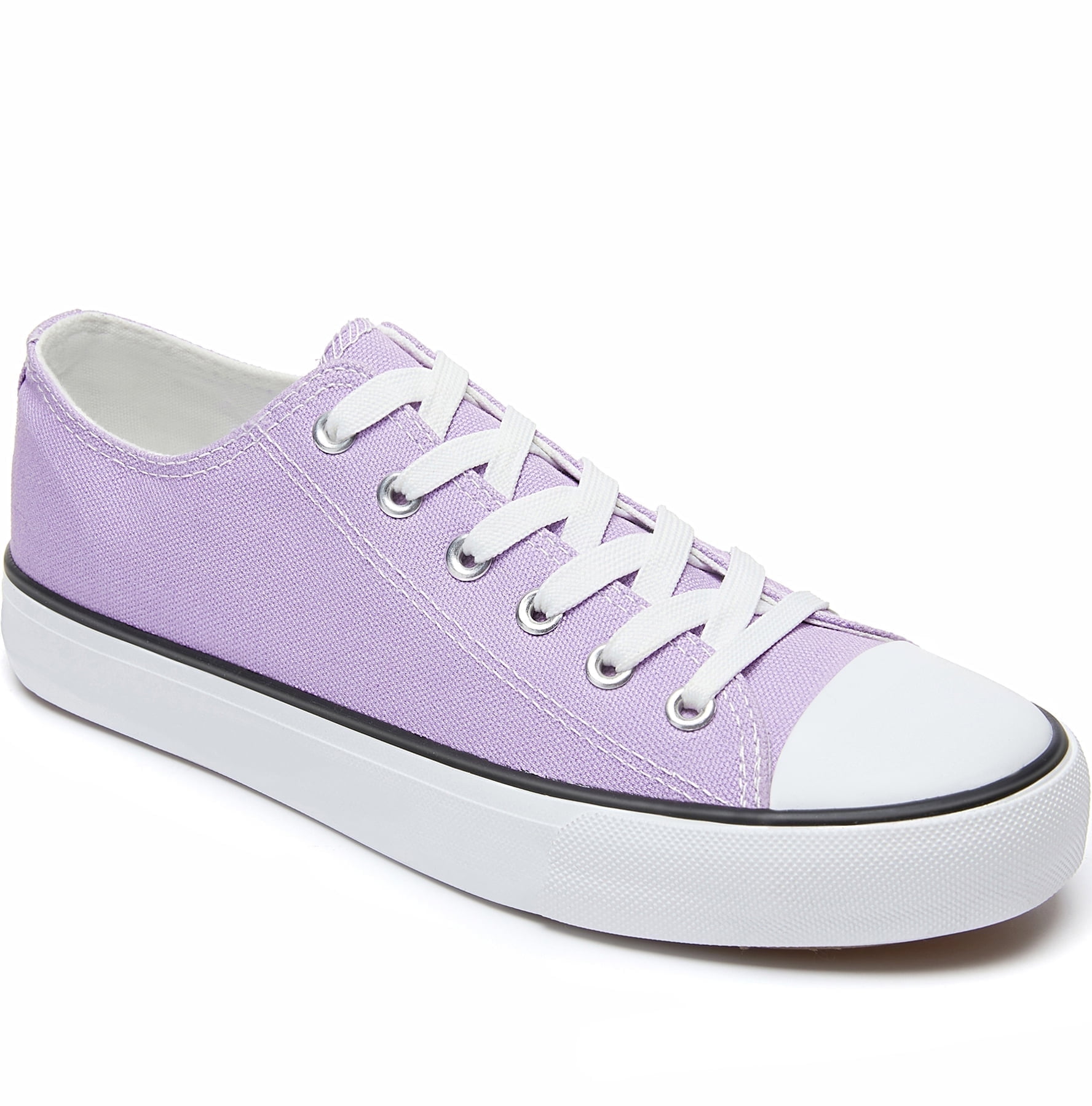 Florina - Gold - Black - Women's Low Top Sneakers — Casual Canvas Shoes