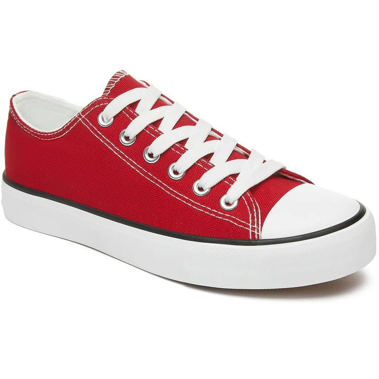 AOMAIS Womens Canvas Fashion Sneakers Classic Low Top Fabric Shoes