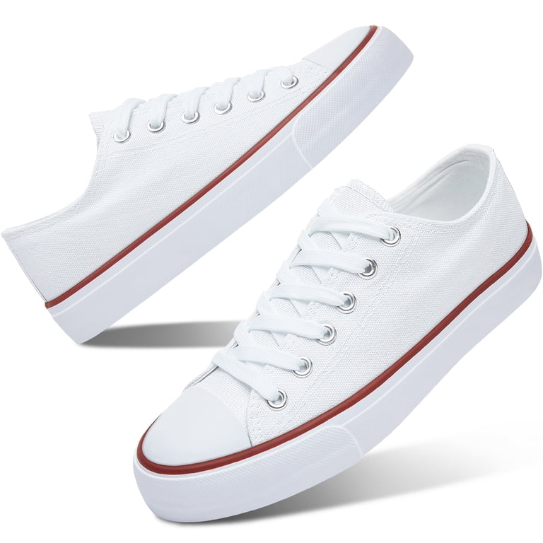 Shirry Women Size 11 white shoes with red worn 2 main image 0