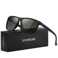 thumbnail image 1 of AOMASTE Polarized Sunglasses for Men Women Retro Square Sun Glasses Driving Fishing UV Protection (Green), 1 of 7