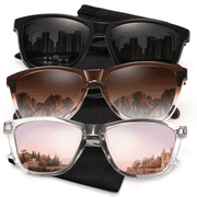 AOMASTE Polarized Sunglasses for Women Classic Style Retro Frame Sun Glasses with UV400 Protection for Driving