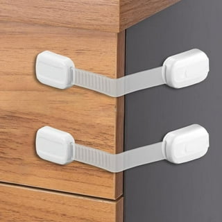 6-Pack Child Proof Locks for Cabinet Doors, Pantry, Closet, Wardrobe,  Cupboard, Drawers - 3M - No Drilling - Child Safety Locks for Cabinets and
