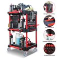 thumbnail image 1 of Car Detailing Cart with Wheels – DIY 3-Tier Heavy-Duty Mobile Utility Organizer for Car Wash & Auto Repairs – Adjustable Side Trays, Tool Hooks – Workshop Storage for Mechanics & Detailers, 1 of 12