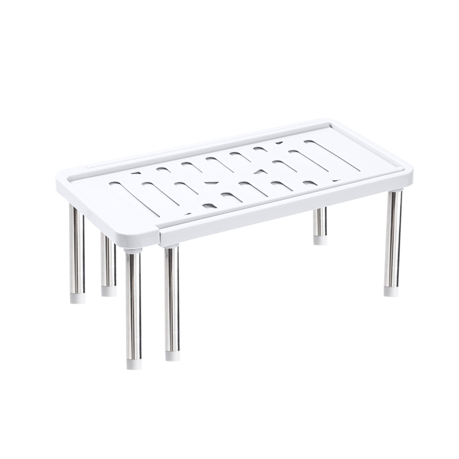 AOMOTA Expandable Kitchen Cupboard Organizer Stackable Storage Shelf