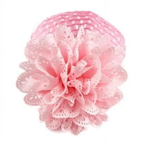 AOMPMSDX Baby Care Baby Kids Girls Lace Flower Hairband Headband Dress Up Head band Daily Essentials Pink One Size