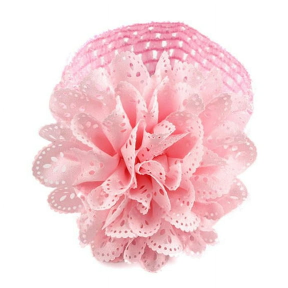 AOMPMSDX Baby Care Baby Kids Girls Lace Flower Hairband Headband Dress Up Head band Daily Essentials Pink One Size