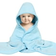 thumbnail image 1 of AOMPMSDX Baby Hooded Bath Towel Cartoon Bathrobe Baby Soft Coral Towel For Boy Girl Shower 31.5 X 31.5 Inches, 1 of 3