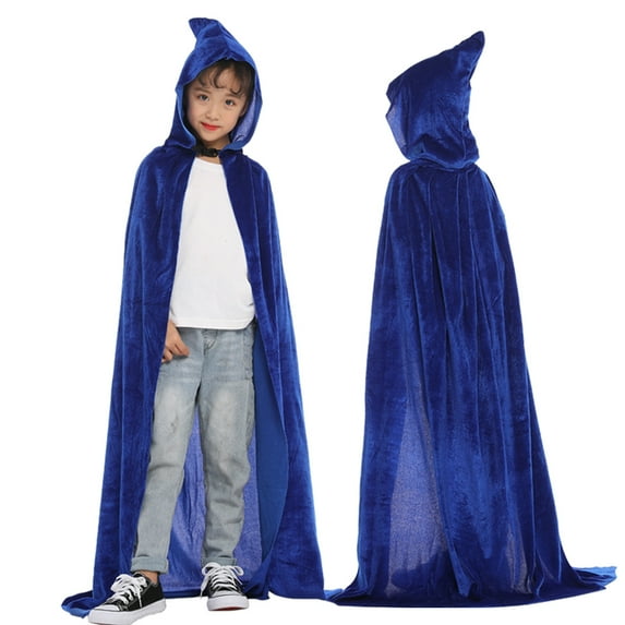 AOMPMSDX Baby Kids Girls Boys Party Cape Cloak Mantle Mentel Girls Coat&jacket Blue 8 Years-11 Years