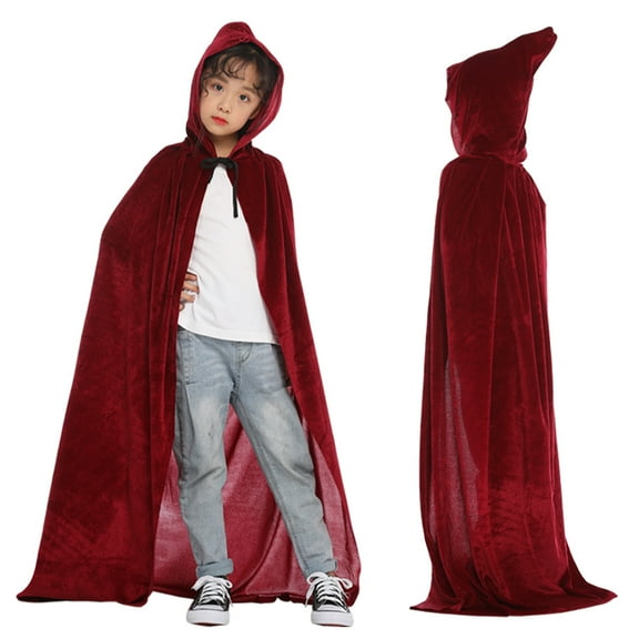 AOMPMSDX Baby Kids Girls Boys Party Cape Cloak Mantle Mentel Girls Coat&jacket Watermelon Red 11 Years-14 Years