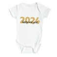 thumbnail image 1 of AOMPMSDX Boys Bodysuits Happy New Years Baby Romper My First New Years Outfits Girl Boy Bodysuit Gold 18 Months-24 Months, 1 of 3