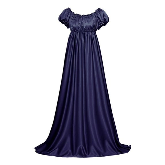 Dresses for Women Plus Size Solid Color High Waist Party Vintage Corset Gown Princess Dress