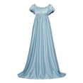 thumbnail image 1 of Dresses for Women Plus Size Solid Color High Waist Party Vintage Corset Gown Princess Dress, 1 of 4
