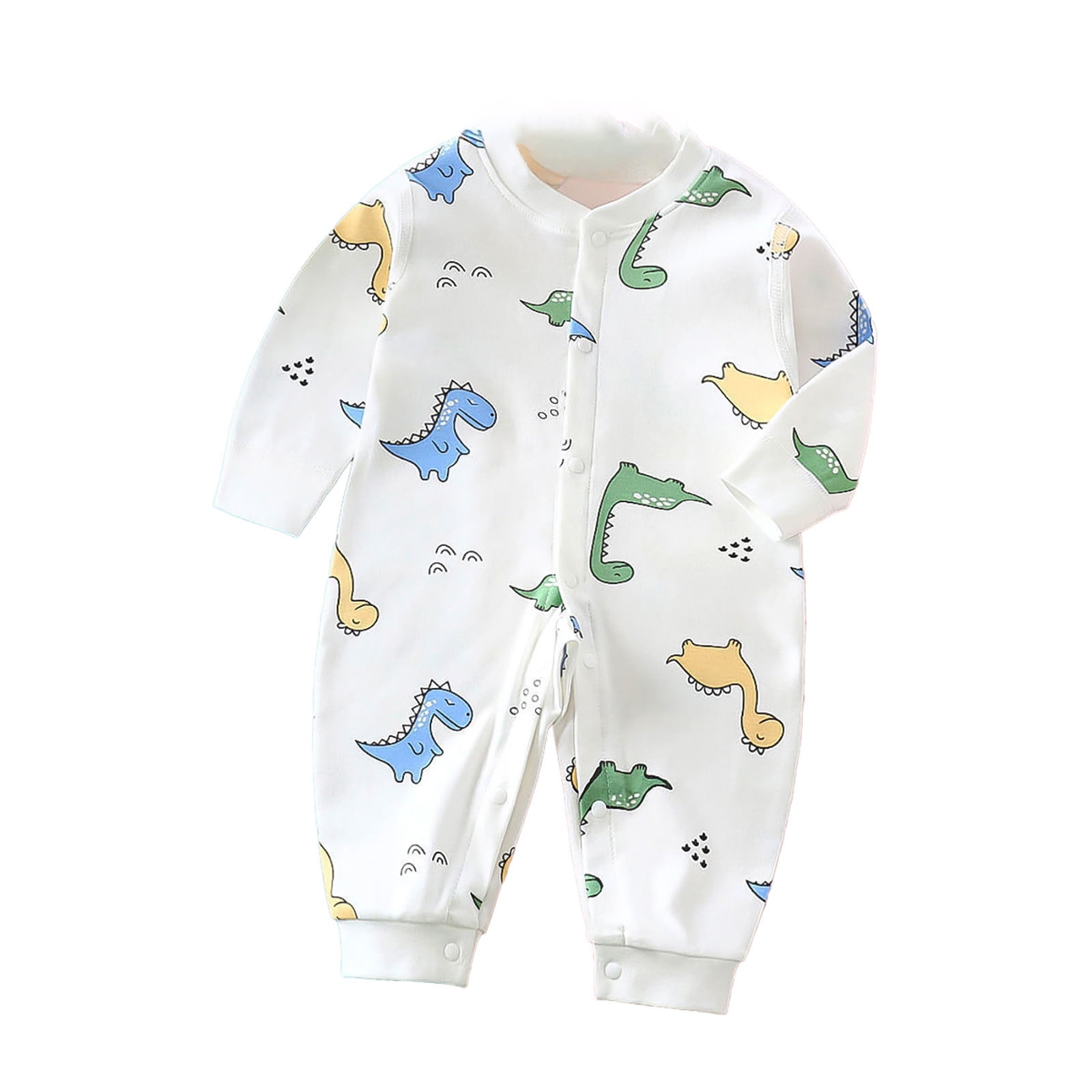 AOMPMSDX Girls Pajamas Baby Thin Robes Long Sleeve Cartoon Printed ...