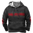 AOMPMSDX Hoodies For Men Couple Casual Sports Pocket Pullover Letter