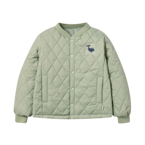 AOMPMSDX Kids Girls Boys Autumn And Winter Long Sleeve Warm Pocket Loose Shirt Top Jacket Coats Boys Coat&jacket AG 7 Years-8 Years