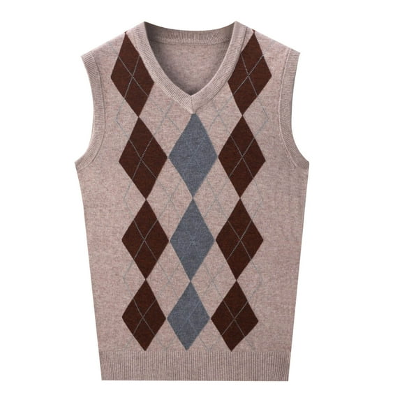 AOMPMSDX Men's Autumn And Winter Fashionable Casual Knitted Pullover With Bottom Insulation Sweater Comfy Trendy Winter Tops Outerwear Coats XXL Khaki