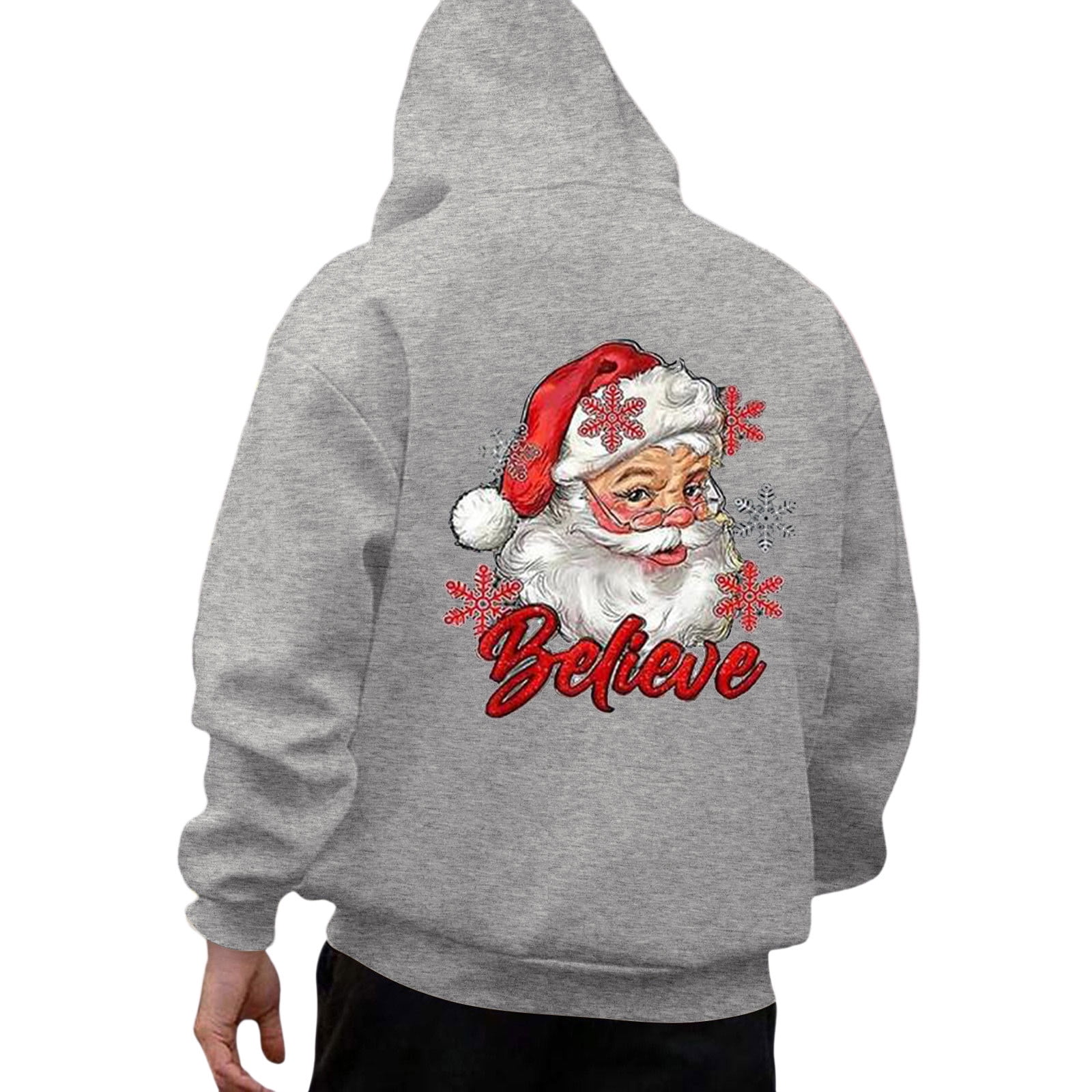 AOMPMSDX Mens Hoodies Autumn And Winter Fashion Casual Printing Long