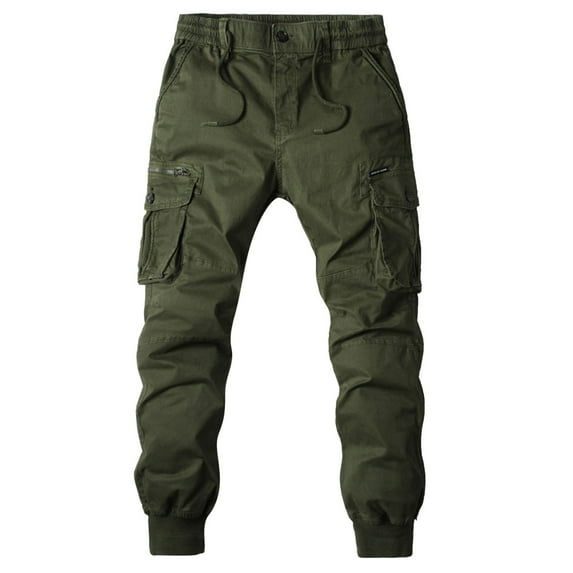 AOMPMSDX Pants For Women Fashionable Color Casual Overalls For Plus Size Trousers For Men And Women Green Loose Fit Trousers 34