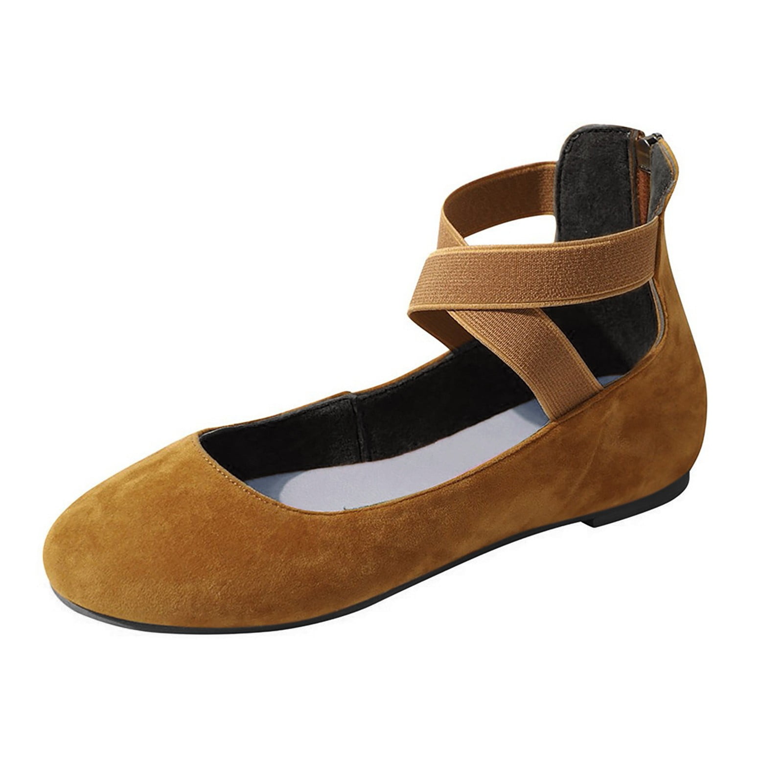 AOMPMSDX Sandals Women Comfortable Fashion Causal Singles Shoes Elastic ...