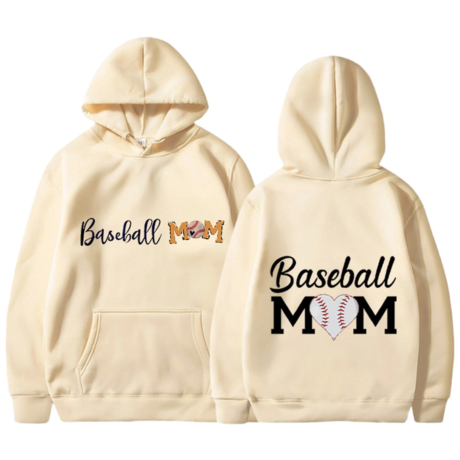 AOMPMSDX Women'S Hoodies Casual Baseball Pocket Hoodie With Front And