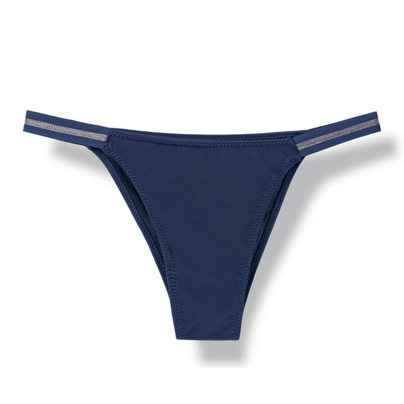 AOMPMSDX Women'S Lingerie Sleep & Lounge Low Waist Thong Transparent Women Sexy Dark Blue Women'S Panties Underwear S